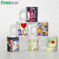 FREESUB 11 oz branco em branco Sublimação Heat Press Mug